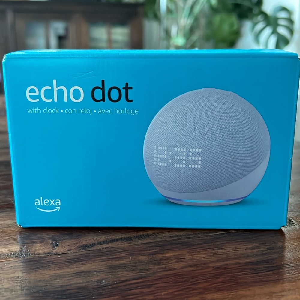 Amazon Echo Dot 5th generation with clock NIB